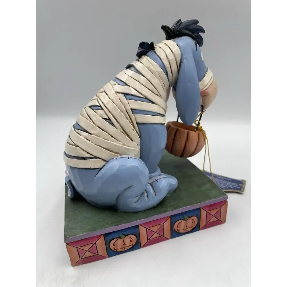 Enesco Disney Traditions Jim Shore Eeyore Mummy Costume Pumpkin Figurine NEW - Picture 7 of 8